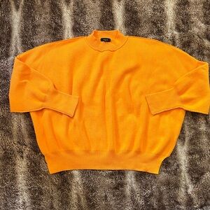 Vici Bright Orange Crewneck Sweater